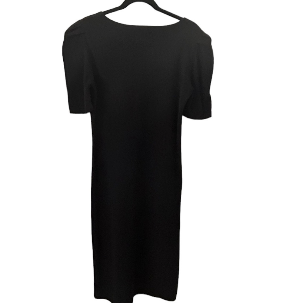 Dudley Stephens Black‎ Maxi Dress dress puff shoulder luxe - Picture 3 of 6